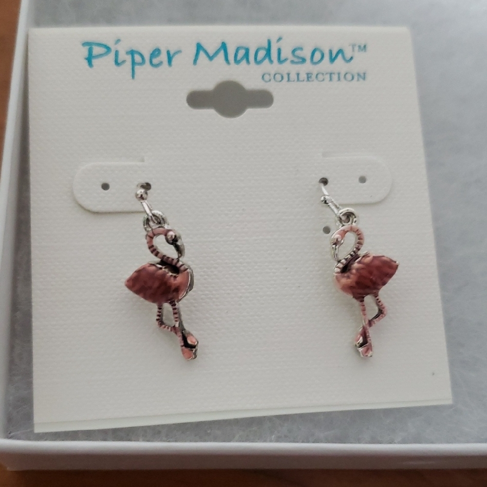 Piper Madison Pink Flamingo Earrings